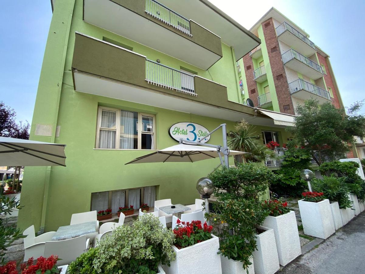 Hotel Tre Stelle Римини Экстерьер фото